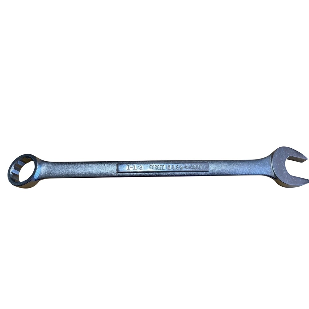 Craftsman 1-1/8 Combination Wrench Forged In USA -V- 44707 Vintage Tool